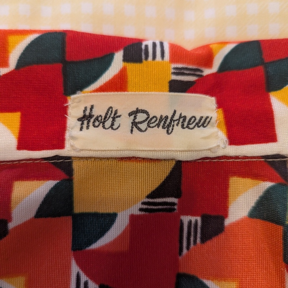 70's Colourful long sleeve dress - Picture 11 of 14
